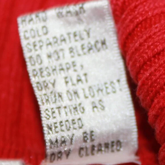 #287 Chico's Red Turtle-Neck Dressy Tank Size 3 (16) - Picture 9 of 9